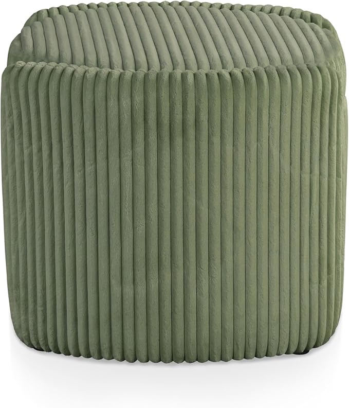 Furniture of America Lennox Modern Chenille 25-inch Round Storage Ottoman - Image 13