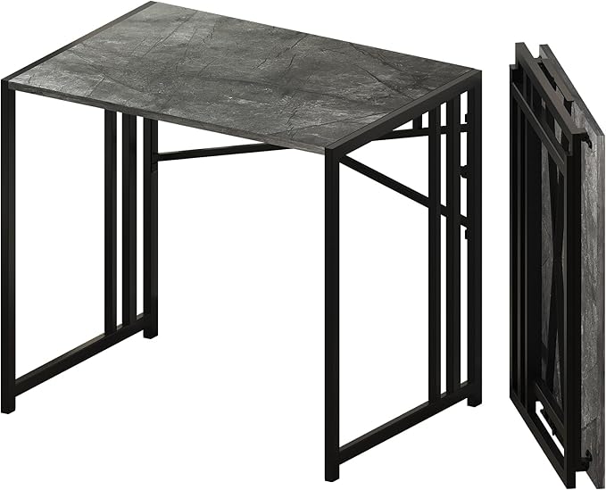 Small Folding Computer Desk 32 inch, Writing Gaming Computer Desk by Lutown-TeenHome