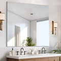 Frameless Mirror, 42x42 inch Square Bathroom Mirrors by CILIBER