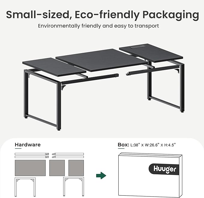 Huuger 63 x 31.5 inch Desk - Image 9