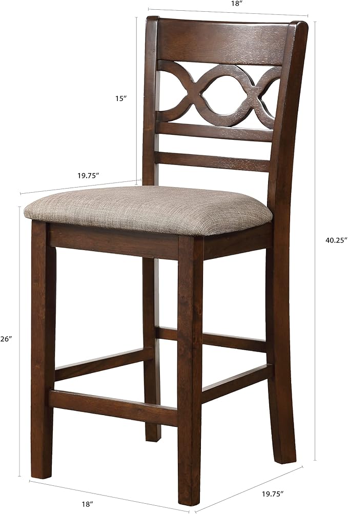 New Classic Furniture Cori 5-Piece Round Counter Set - Image 12