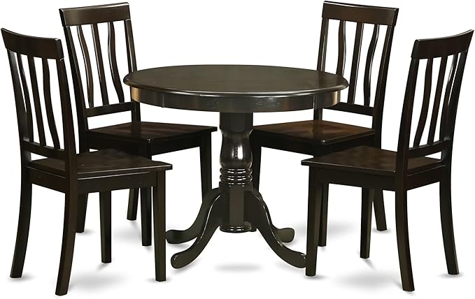 East West Furniture ANTI5-CAP-W 5 Piece Dinette Set by EastWestFurniture