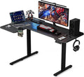 51" Reversiable L-Shaped Electric Standing Desk Adjustable Height Gaming Stand by Acrolix