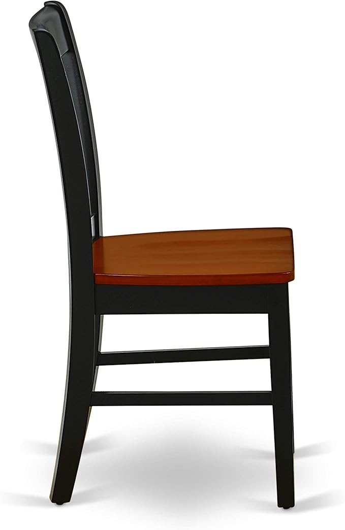East West Furniture QUNO7-BCH-W 7 Piece Dining Room Table Set Consist of a - Image 9