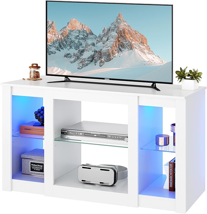 WLIVE TV Stand for 43 Inch TV, Modern Entertainment Center by WLIVE