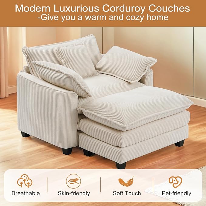 Furniliving Oversized Accent Chair - Image 6
