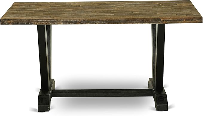 East West Furniture V676DR124-5 5 Piece Dinette Set - Image 5