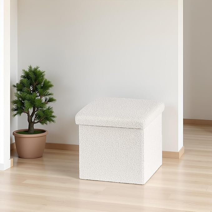Folding Storage Ottoman Cube - Image 6