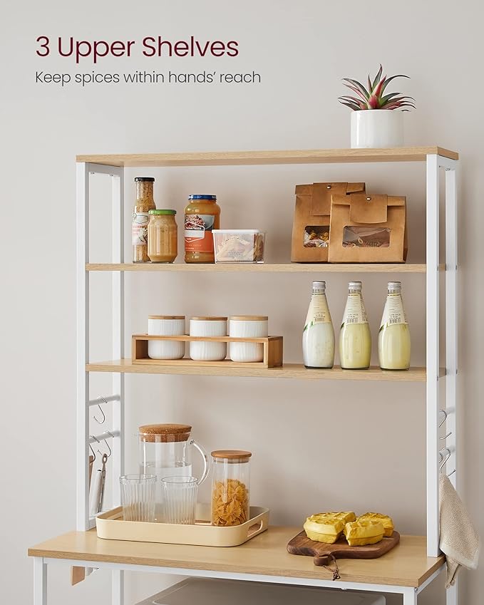 VASAGLE Coffee Bar, 31.5 Inches Baker's Rack - Image 5