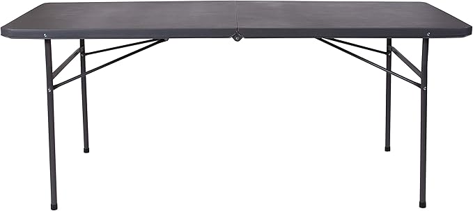 Flash Furniture 6' Rectangular Plastic Folding Event Table - Image 4