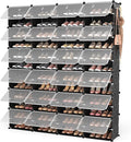 ROJASOP Shoe Storage Cabinet, 12-Tier Shoe Organizer 96 Pairs Extra Large by ROJASOP