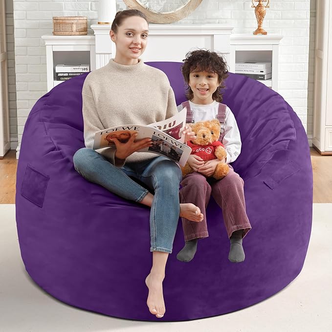 3FT Bean Bag Chair, Comfy Bean Bag Chairs - Image 2