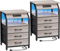 Night Stand Set of 2, Nightstands by SZLHANJZ