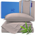 Kickoff Viscose Bamboo Sheets Queen Size 4-pc 100% Organic Bamboo Viscose Bed by KickoffHome