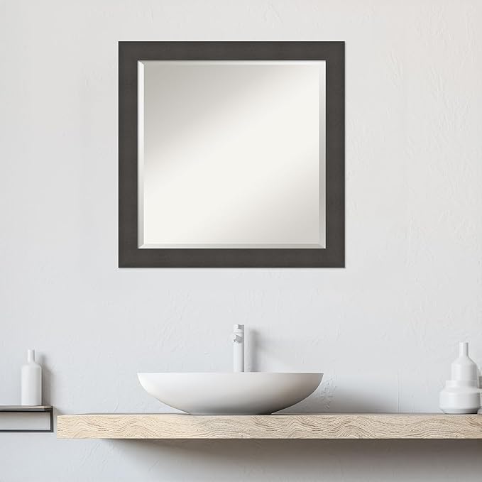Amanti Art Silver Bathroom Mirror - Image 6