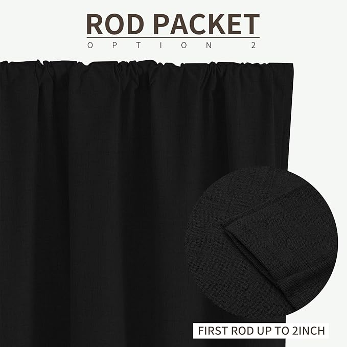 Joydeco Custom 100% Blackout Long Drapes - Image 4