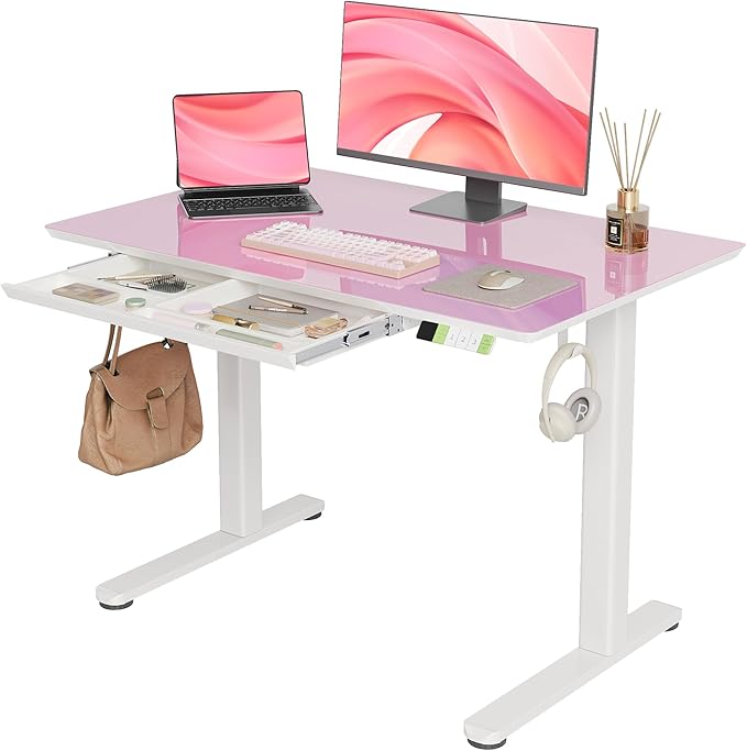 INNOVAR Glass Standing Desk by INNOVAR