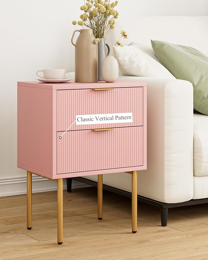 Masupu Night Stand, Mid-Century Modern Bedside Table - Image 7