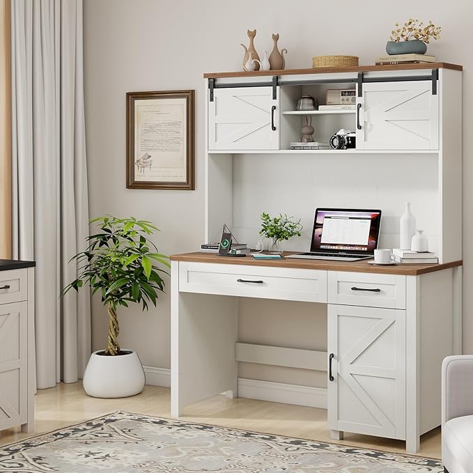 Farmhouse 47" Executive Desk, Computer Desk - Image 7