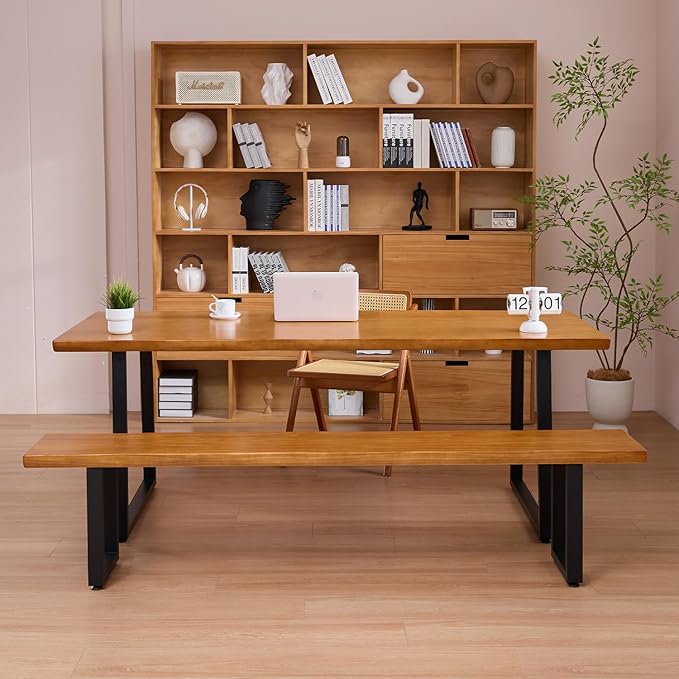 Durable Solid Wood Top Bench - Image 9