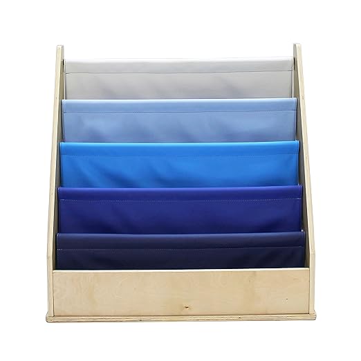 Factory Direct Partners 13745-NVPB Birch SoftScape Sling Book Display, 4-Shelf - Image 5