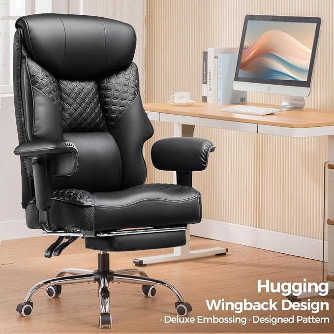 GTRACING Big and Tall Office Chair 400LBS Wide Ergonomic Gaming Chair - Image 9