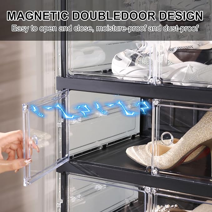 ELPHECO 9 Tier 18 Pairs Foldable Shoe Rack - Image 5
