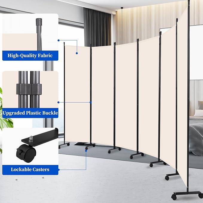 Room Divider 6FT Room Partition - Image 6