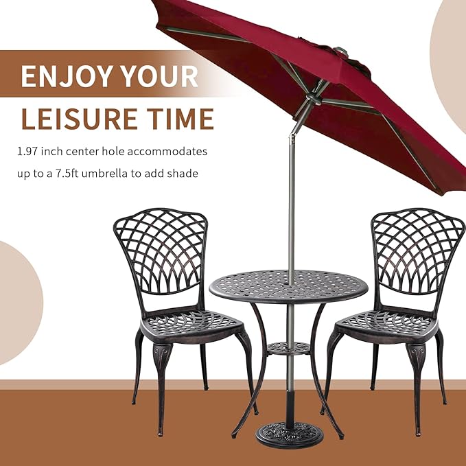 Bronze Patio Bistro Set - Image 5