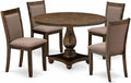 East West Furniture I2MZ5-748 5 Piece Kitchen Table Set by EastWestFurniture