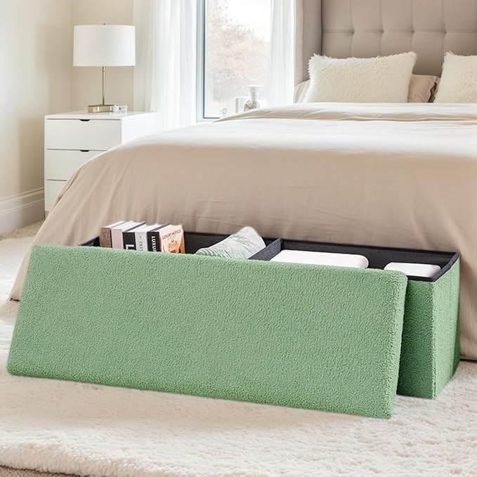 43 Inches Storage Ottoman Bench - Image 2