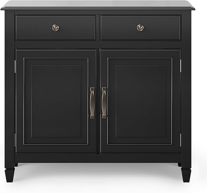 SIMPLIHOME Connaught SOLID WOOD 40 inch Wide Traditional Entryway Storage - Image 5