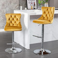 PacknWood Acosure Swivel Velvet Bar Stools Adjusatble Seat Height from 25-33" by Unknown