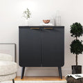 Fluted Buffet Cabinet – Modern Wood Sideboard by FONTOI