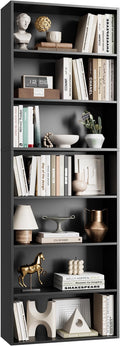 82" Tall Bookshelf, 7-Tier Open Shelves Bookcase, Freestanding Display Storage by FACBOTALL