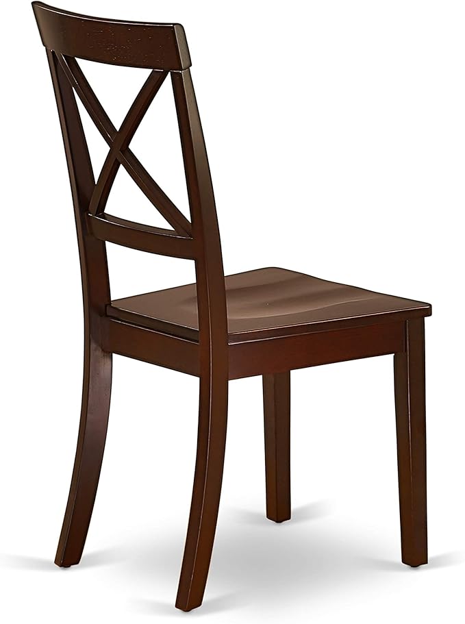 East West Furniture NDBO3-MAH-W 3 Piece Dining Set Contains a Rectangle Dining - Image 13