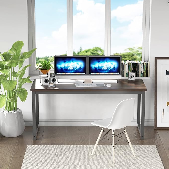 NSdirect Large Office Desk for Home Office, Large 63” Computer Desk Table - Image 8
