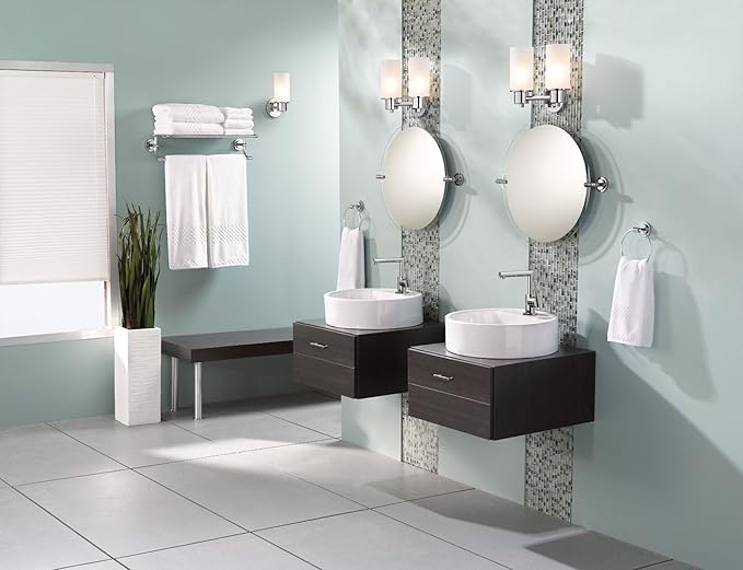 Moen DN0792CH Iso 22-Inch x 22-Inch Frameless Pivoting Bathroom Tilting Mirror - Image 8