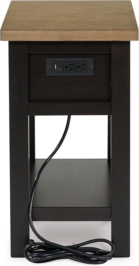 Signature Design by Ashley Drazmine Casual 1 Drawer Chair Side End Table - Image 6