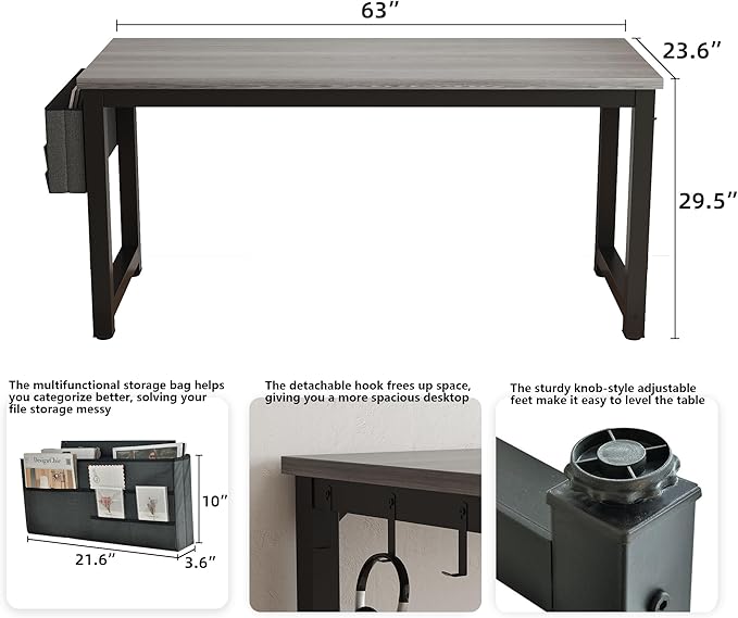 Large Computer Desk - Image 3