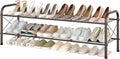 Hoctieon 2 Tier Shoe Rack for Closet, Durable Mesh Style Shoe Rack, Entryway by Hoctieon