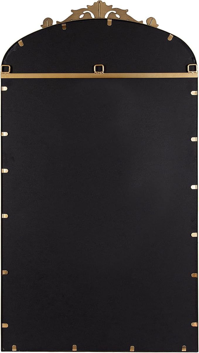 Kate and Laurel Arendahl Glam Arched Tall Panel Mirror; 24 x 42; Gold; - Image 7