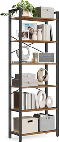 VASAGLE 6-Tier Bookshelf, Bookcase by VASAGLEbySONGMICSHOME