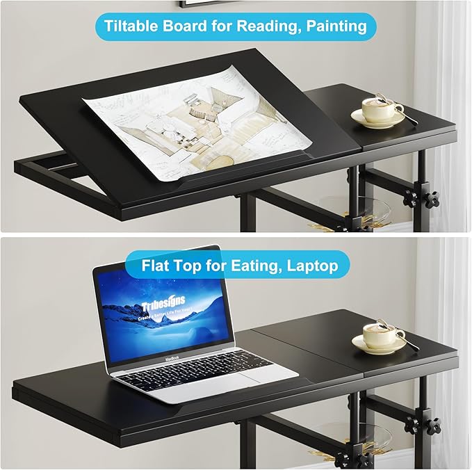 Tribesigns Height Adjustable C Table - Image 9