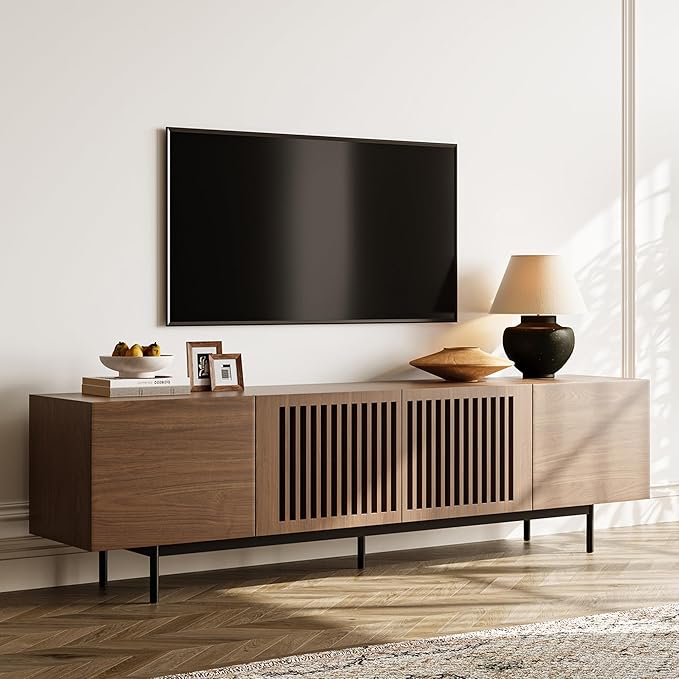 POVISON Full Assembled Mid-Century Modern TV Stand by POVISON