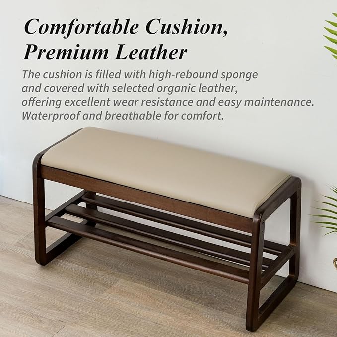 Shoe Bench, Entryway Bench - Image 4