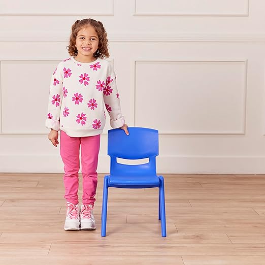 ECR4Kids 12in Plastic School Stack Chair, Classroom Furniture - Image 10