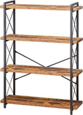 Bookshelf, 4 Tier Bookshelf, Tall Bookcase by BCLOUDNEST