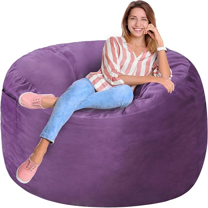 Homguava 3FT Bean Bag Chair: 3' Bean Bags - Image 6