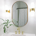 ANDY STAR Gold Oval Mirror, Brass Mirror by ANDYSTAR